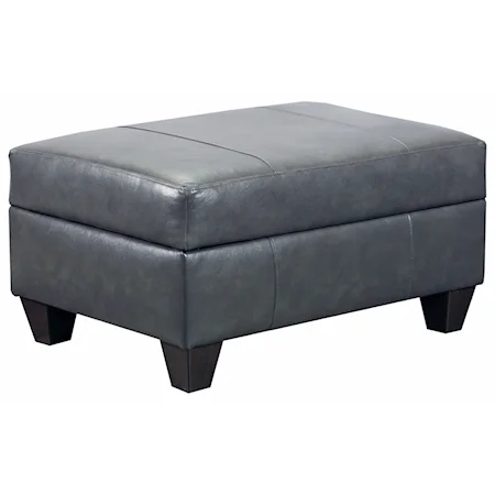 Casual Ottoman with Tapered Feet